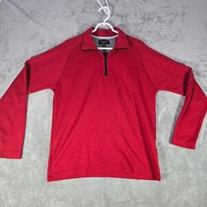 Banana Republic Moisture Wicking Pullover‎ Active Top Red Mens Size M